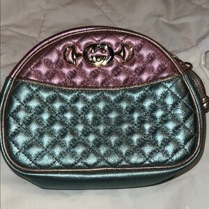 Gucci Trapuntata mini crossbody bag Pink and Green Quilted Women's Bag